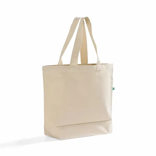 Recycled canvas tote with long handles and reinforced seams... from ASI 67557 LimeLight Ent