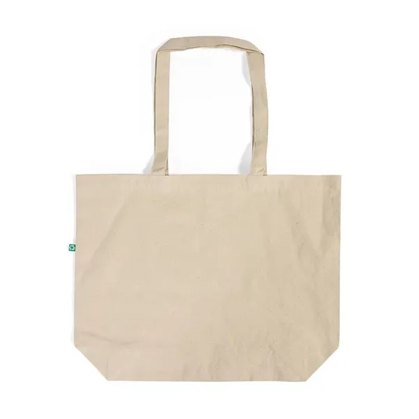 Eco-friendly recycled canvas tote with reinforced seams and fabric handles.... from ASI 67557 LimeLight Ent