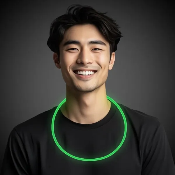 22" glowing necklace available in a variety of vibrant colors.... from ASI 42016 Brighter Promotions Inc