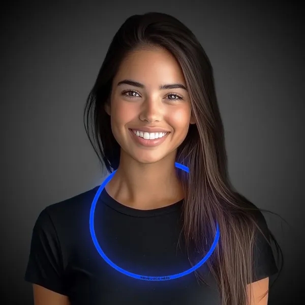 22" glowing necklace available in a variety of vibrant colors.... from ASI 42016 Brighter Promotions Inc