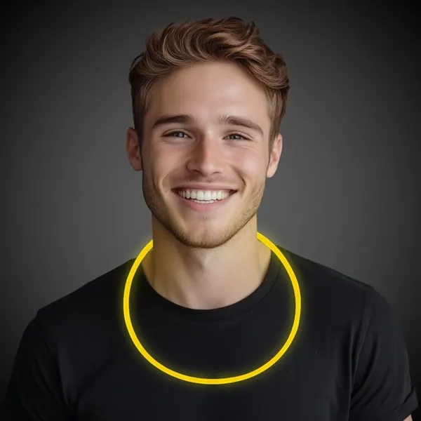 22" glowing necklace available in a variety of vibrant colors.... from ASI 42016 Brighter Promotions Inc