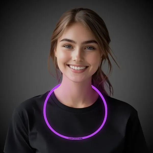 22" glowing necklace available in a variety of vibrant colors.... from ASI 42016 Brighter Promotions Inc