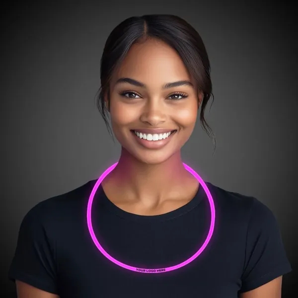 22" glowing necklace available in a variety of vibrant colors.... from ASI 42016 Brighter Promotions Inc