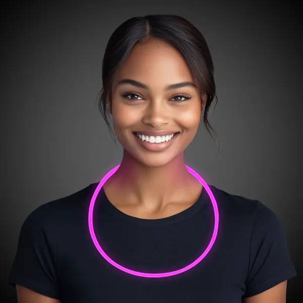 22" glowing necklace available in a variety of vibrant colors.... from ASI 42016 Brighter Promotions Inc