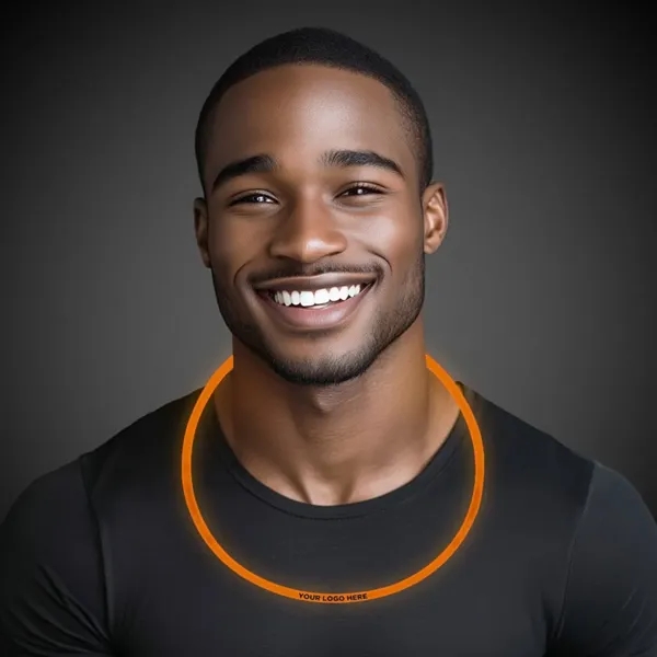 22" glowing necklace available in a variety of vibrant colors.... from ASI 42016 Brighter Promotions Inc