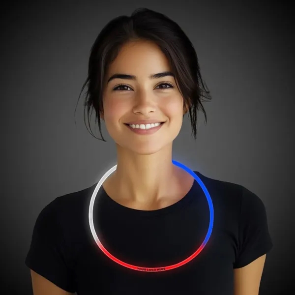 22" glowing necklace available in a variety of vibrant colors.... from ASI 42016 Brighter Promotions Inc