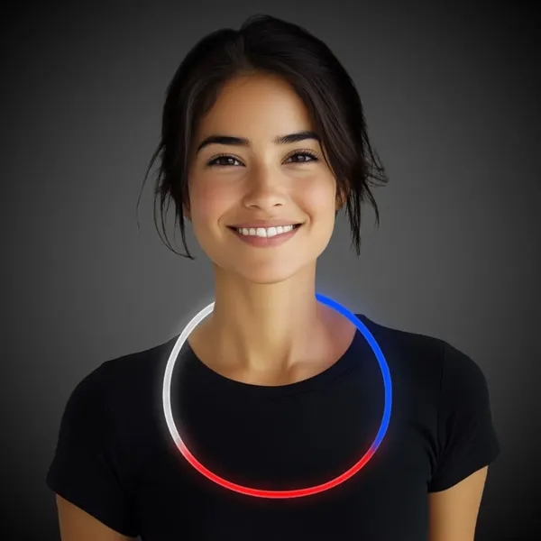 22" glowing necklace available in a variety of vibrant colors.... from ASI 42016 Brighter Promotions Inc