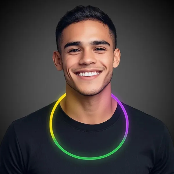 22" glowing necklace available in a variety of vibrant colors.... from ASI 42016 Brighter Promotions Inc