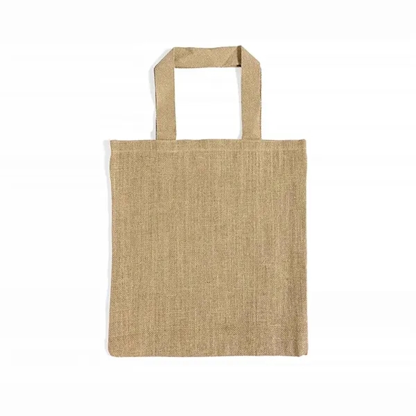 Eco-friendly jute tote with large imprint area. Ideal for events, giveaways,... from ASI 67557 LimeLight Ent / Limelight USA
