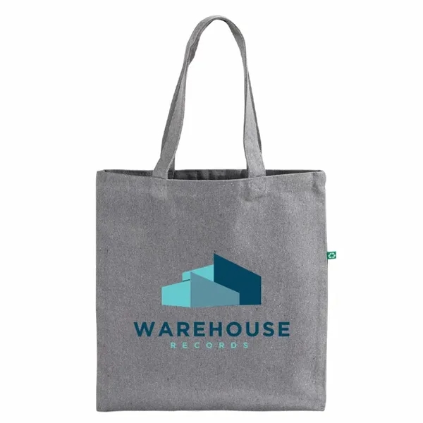 Eco-friendly 10 oz recycled canvas tote with long handles and reinforced... from ASI 67557 LimeLight Ent
