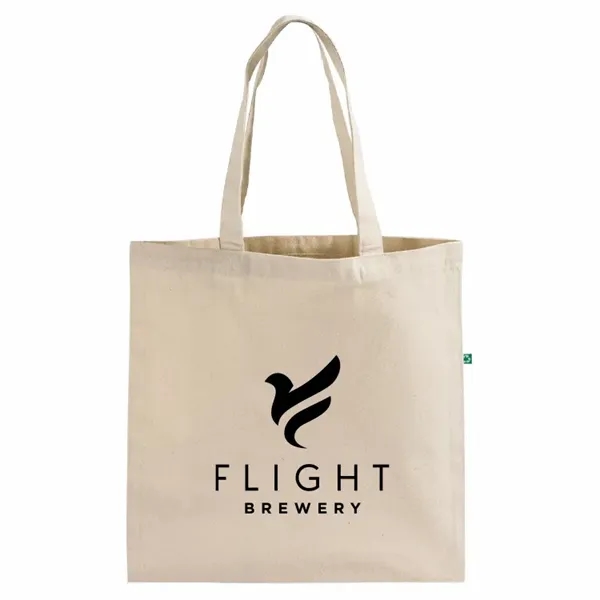Eco-friendly 10 oz recycled canvas tote with long handles and reinforced... from ASI 67557 LimeLight Ent
