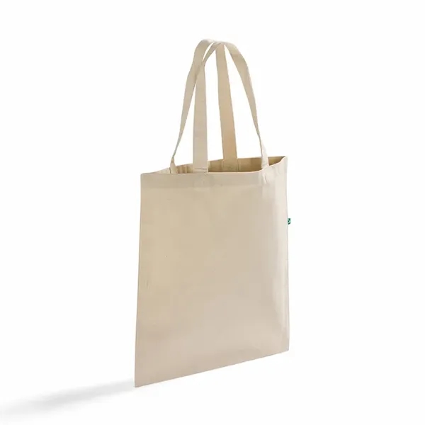 Eco-friendly 10 oz recycled canvas tote with long handles and reinforced... from ASI 67557 LimeLight Ent