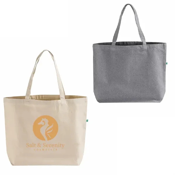 Durable recycled canvas tote with reinforced seams. Great for events, shopping,... from ASI 67557 LimeLight Ent