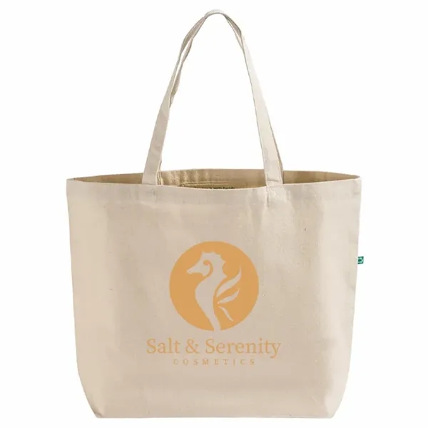 Durable recycled canvas tote with reinforced seams. Great for events, shopping,... from ASI 67557 LimeLight Ent