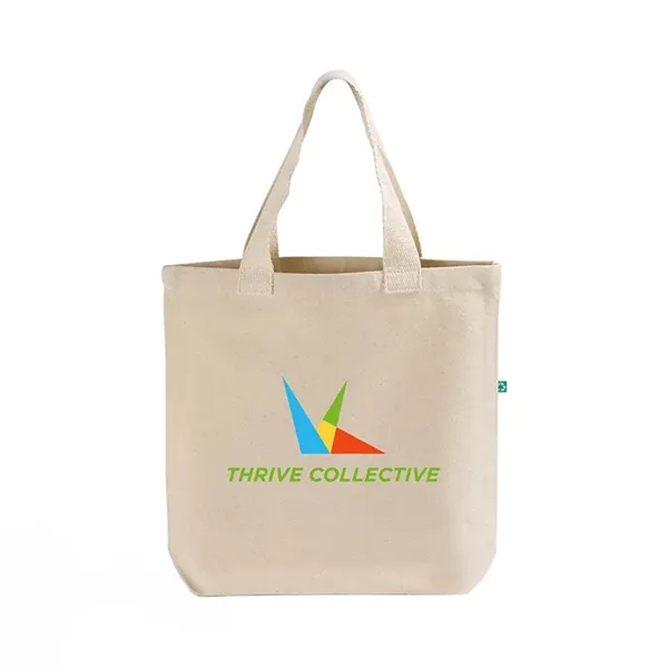 Eco-friendly recycled canvas tote with reinforced seams. Perfect for errands, school,... from ASI 67557 LimeLight Ent