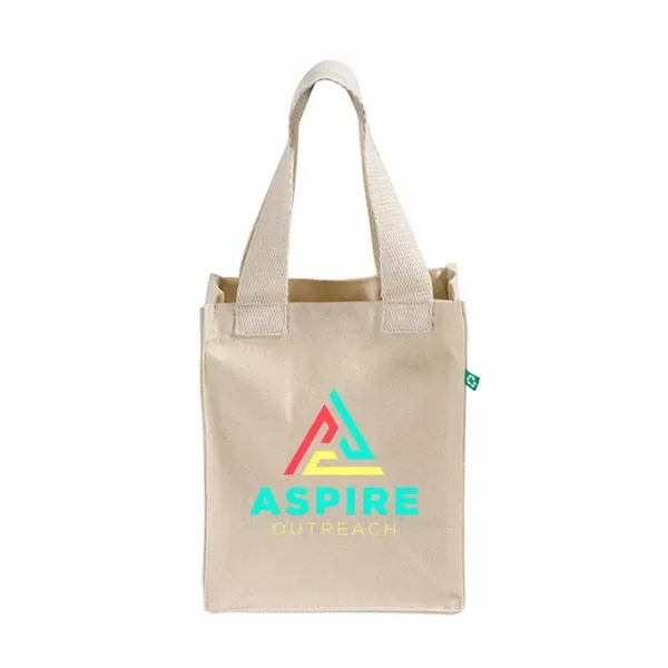 Recycled canvas tote with reinforced seams and short handles. Ideal for... from ASI 67557 LimeLight Ent