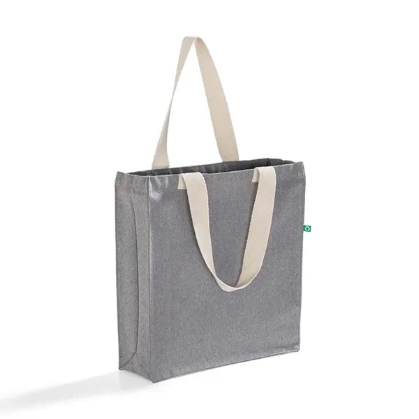 Heavy recycled canvas tote with reinforced seams. Perfect for daily use,... from ASI 67557 LimeLight Ent