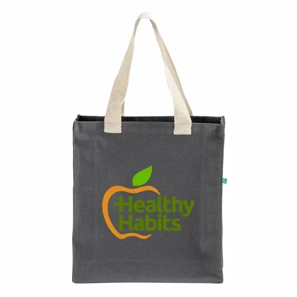 Heavy recycled canvas tote with reinforced seams. Perfect for daily use,... from ASI 67557 LimeLight Ent
