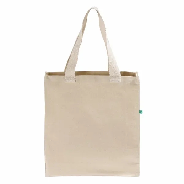 Heavy recycled canvas tote with reinforced seams. Perfect for daily use,... from ASI 67557 LimeLight Ent