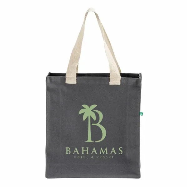 Heavy recycled canvas tote with reinforced seams. Perfect for daily use,... from ASI 67557 LimeLight Ent