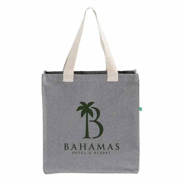 Heavy recycled canvas tote with reinforced seams. Perfect for daily use,... from ASI 67557 LimeLight Ent