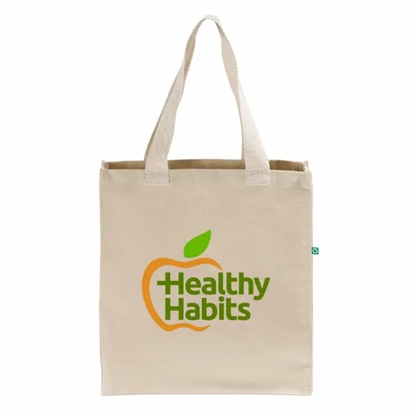 Heavy recycled canvas tote with reinforced seams. Perfect for daily use,... from ASI 67557 LimeLight Ent