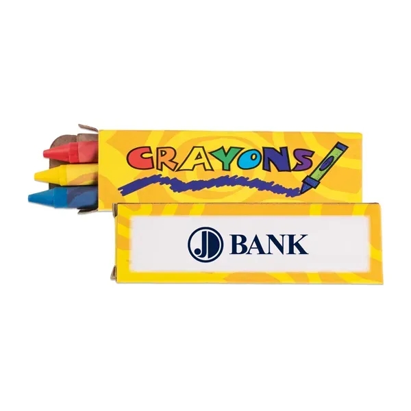 3 pack of crayons packed inside a customizable box.... from ASI 98360 WOWLine / WOWLine®
