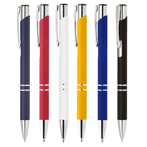 Rubber Finish Click Action Ballpoint Pen... from ASI 31517 Admart Products / Admart Line