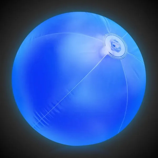 30" waterproof beach ball made of frosted PVC plastic with 3... from ASI 42016 Brighter Promotions Inc