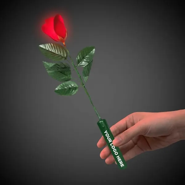 14" silk rose with light up LED.... from ASI 42016 Brighter Promotions Inc