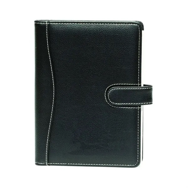 PVC junior size padfolio with snap closure, inside flap pocket, pen... from ASI 68507 The Magnet Group / Perfect Line