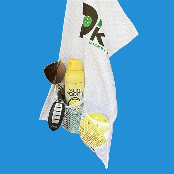 Pickle Pocket Waffle Towel... from ASI 68507 The Magnet Group