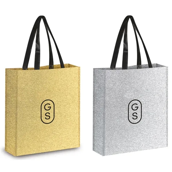 15" x 12" non-woven polypropylene handled tote bag with gold or... from ASI 57800 Gordon Sinclair / Gordon Sinclair®
