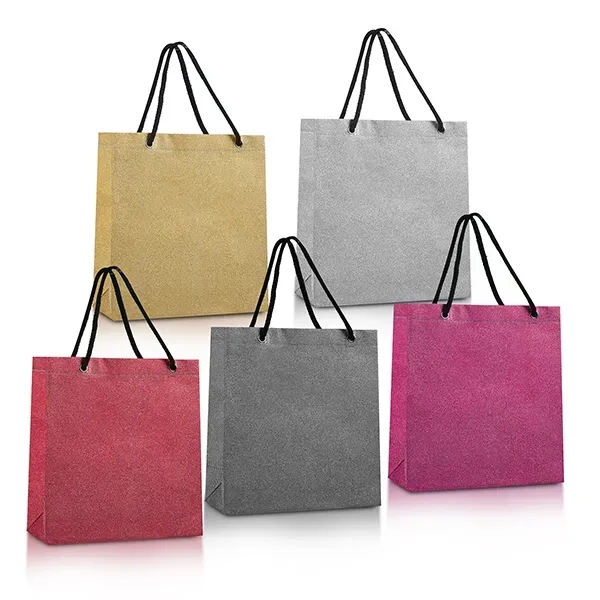 10" x 9" non-woven polypropylene tote with rope handles and glitter... from ASI 57800 Gordon Sinclair / Gordon Sinclair®