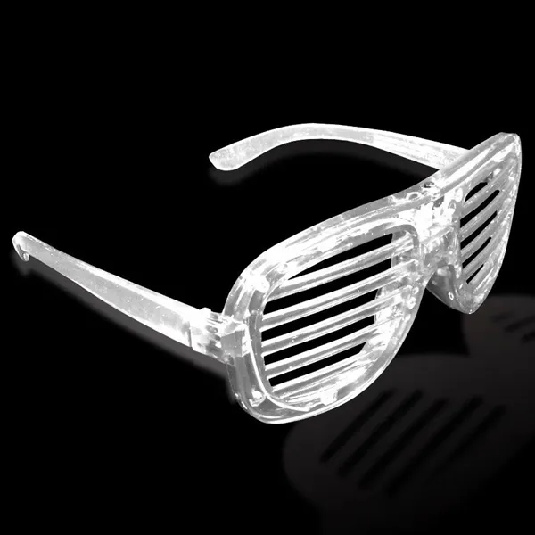 Plastic LED light-up slotted glasses.... from ASI 42016 Brighter Promotions Inc / Chemical Light™