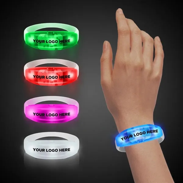 Sound activated silicone bracelet with LED lights.... from ASI 42016 Brighter Promotions Inc / Chemical Light™