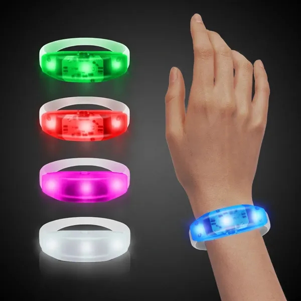 Sound activated silicone bracelet with LED lights.... from ASI 42016 Brighter Promotions Inc / Chemical Light™
