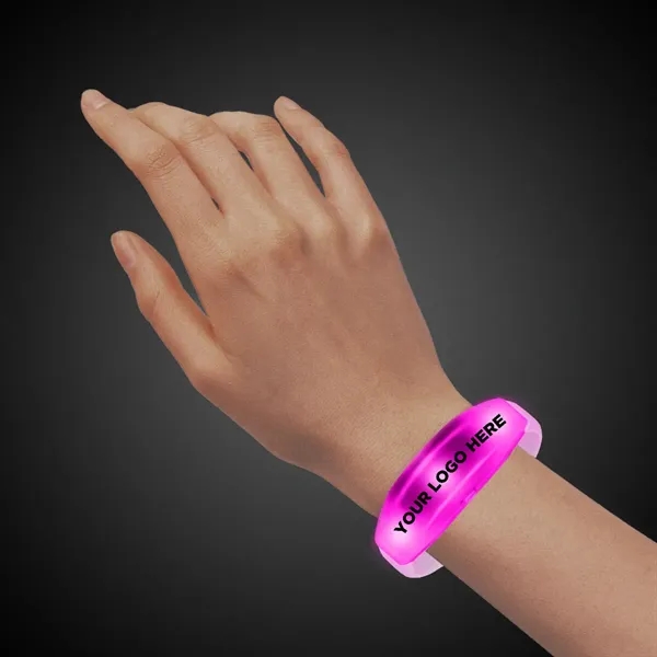Sound activated silicone bracelet with LED lights.... from ASI 42016 Brighter Promotions Inc / Chemical Light™