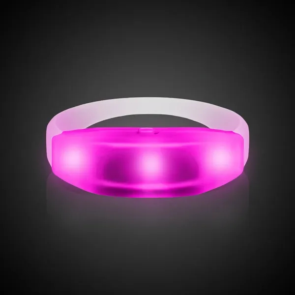 Sound activated silicone bracelet with LED lights.... from ASI 42016 Brighter Promotions Inc / Chemical Light™