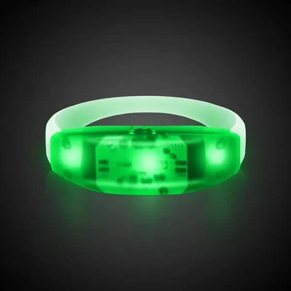 Sound activated silicone bracelet with LED lights.... from ASI 42016 Brighter Promotions Inc / Chemical Light™