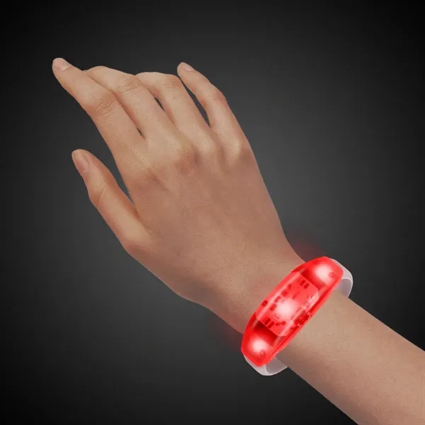 Sound activated silicone bracelet with LED lights.... from ASI 42016 Brighter Promotions Inc / Chemical Light™