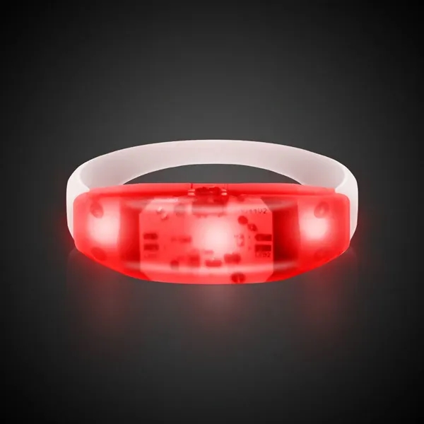Sound activated silicone bracelet with LED lights.... from ASI 42016 Brighter Promotions Inc / Chemical Light™