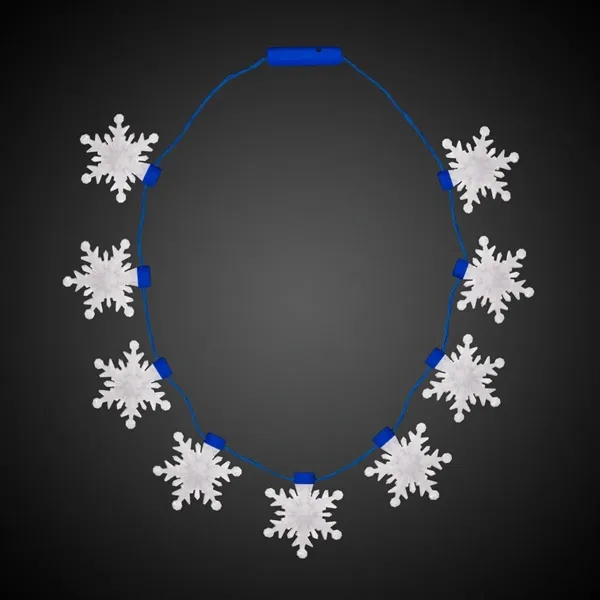 31" LED light up snowflake necklace... from ASI 42016 Brighter Promotions Inc