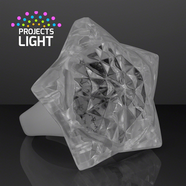 Light Up Crystal Star LED Ring; Blank and Imprinted pricing... from ASI 34194 ALightPromos