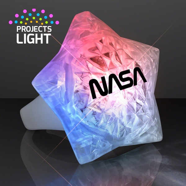 Light Up Crystal Star LED Ring; Blank and Imprinted pricing... from ASI 34194 ALightPromos