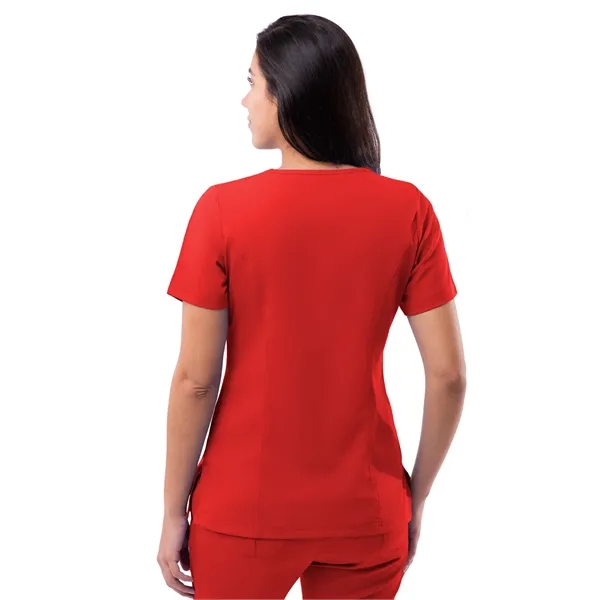 Adar Pro Women's Elevated V-Neck Scrub Top... from ASI 86018 Scrub Authority / Uniform Stores