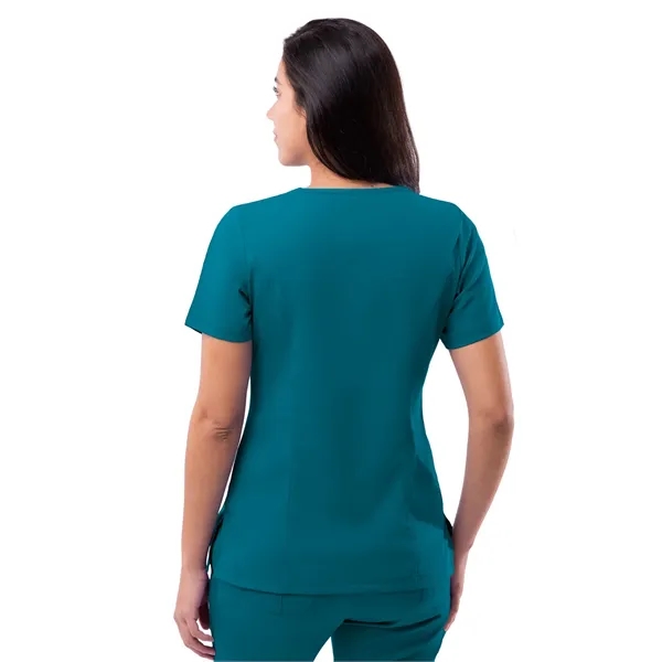Adar Pro Women's Elevated V-Neck Scrub Top... from ASI 86018 Scrub Authority / Uniform Stores