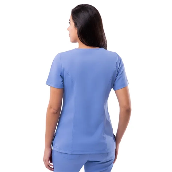 Adar Pro Women's Elevated V-Neck Scrub Top... from ASI 86018 Scrub Authority / Uniform Stores