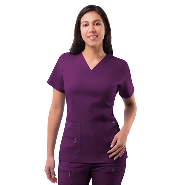 Adar Pro Women's Elevated V-Neck Scrub Top... from ASI 86018 Scrub Authority / Uniform Stores