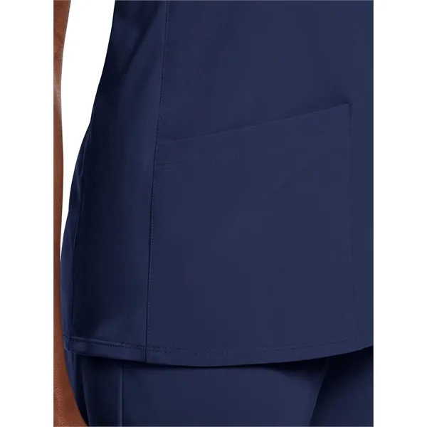 Maevn Matrix Impulse Women's Knit Panel Mock Wrap Top... from ASI 86018 Scrub Authority / Uniform Stores